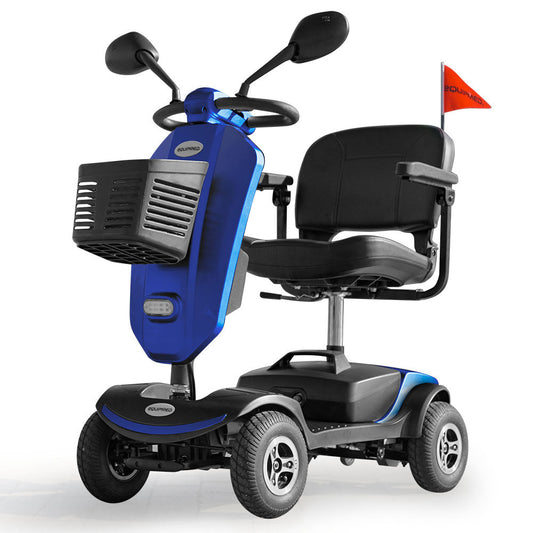 Scooter de Mobilidade Elétrico NNEMB Série Pathline para Idosos - Azul