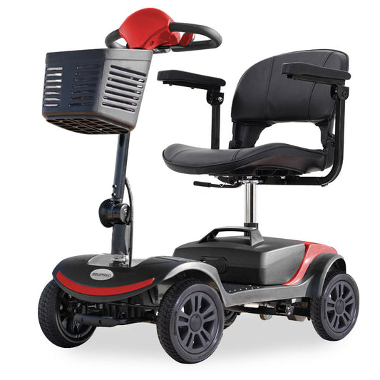 Scooter de Mobilidade Elétrico NNEMB SmartRider Dobrável - Preto e Vermelho